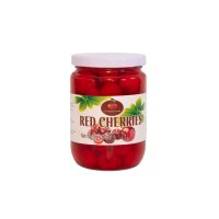 Pitted red cherries for desserts