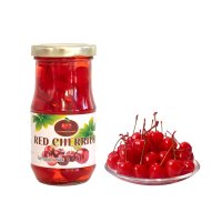 250g red pitted maraschino cherry in syrup