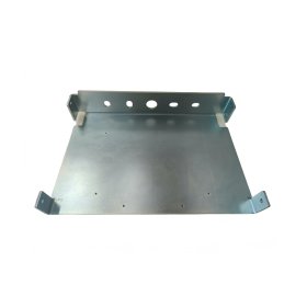 Blue-White Zinc Electroplated Sheet Metal Parts with Clean Protective Finish