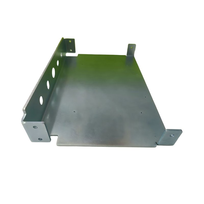 Blue-White Zinc Electroplated Sheet Metal Parts with Clean Protective Finish