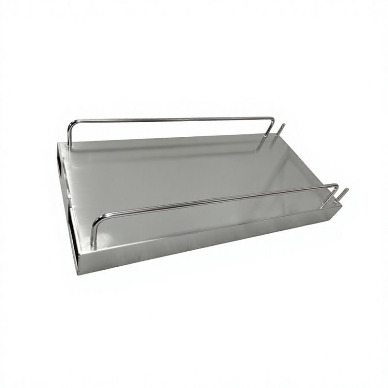 Custom Stainless Steel Sheet Metal Fabrication Tray with Handles | OEM ODM Precision Bending & Welding Service