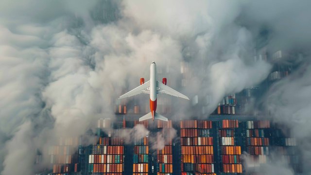 Multimodal Transport Solution Combining Air Freight (Express) + Sea Freight (Backup)