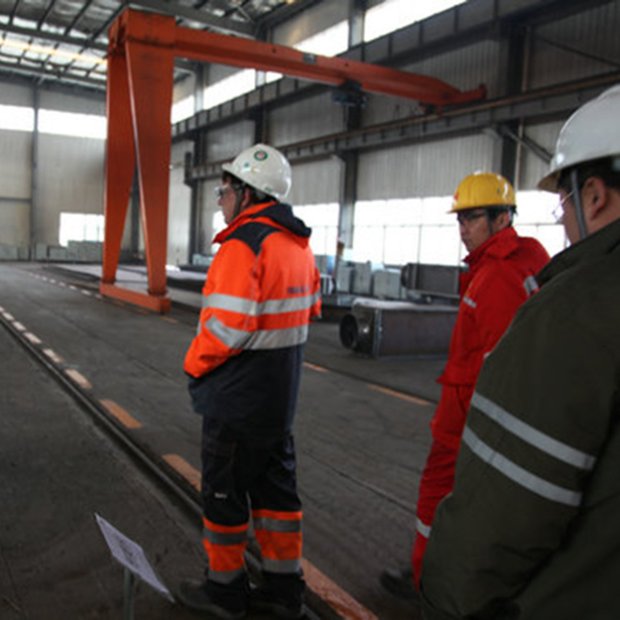 The general contractor for the "YAMAL LNG" module construction project visited our site.