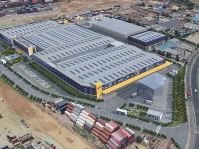 Steel structure workshop of Jiufang Taihe Smart Agriculture Equipment Digital R&D and Manufacturing Demonstration Base