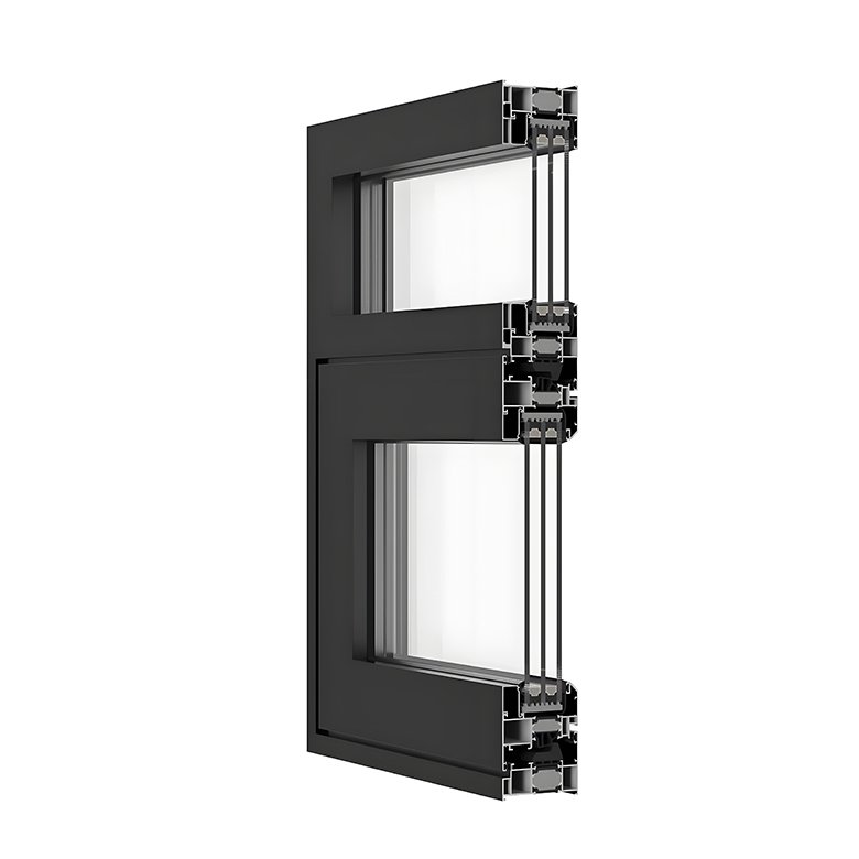 80系列内开内倒窗