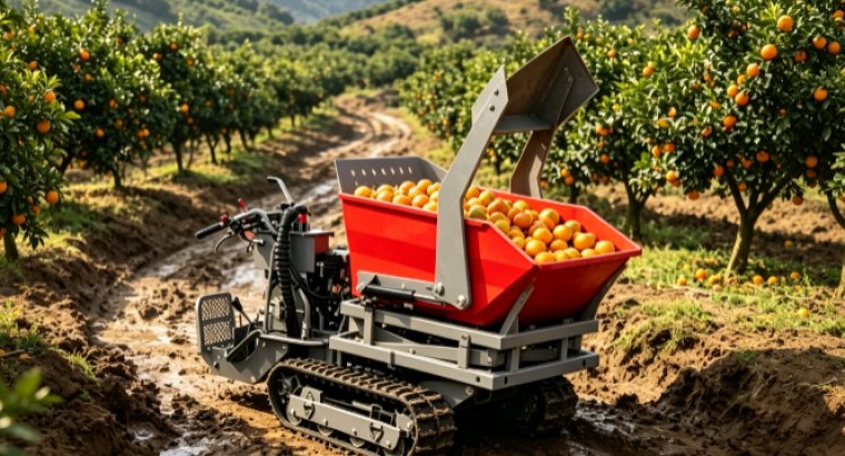 What Makes YDCH330HTS Tracked Mini Dumper Indispensable for Muddy Orchard and Slope Transportation?