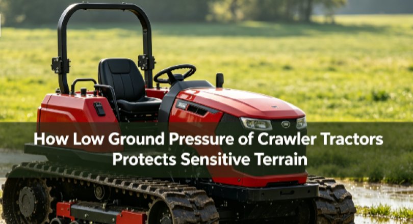 How Low Ground Pressure of Crawler Tractors Protects Sensitive Terrain