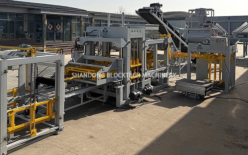QT10-15 Fully Automatic Hydraulic Cement Concrete Block Making Machine