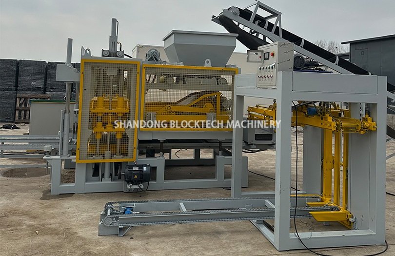 QT5-15 Block Making Machine Testing for Kazakhstan Customer