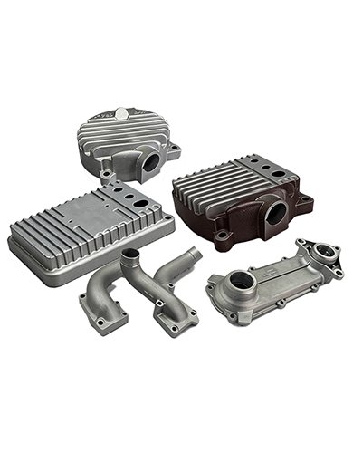 This product uses A380 aluminum as raw material and is integrally formed through die casting.