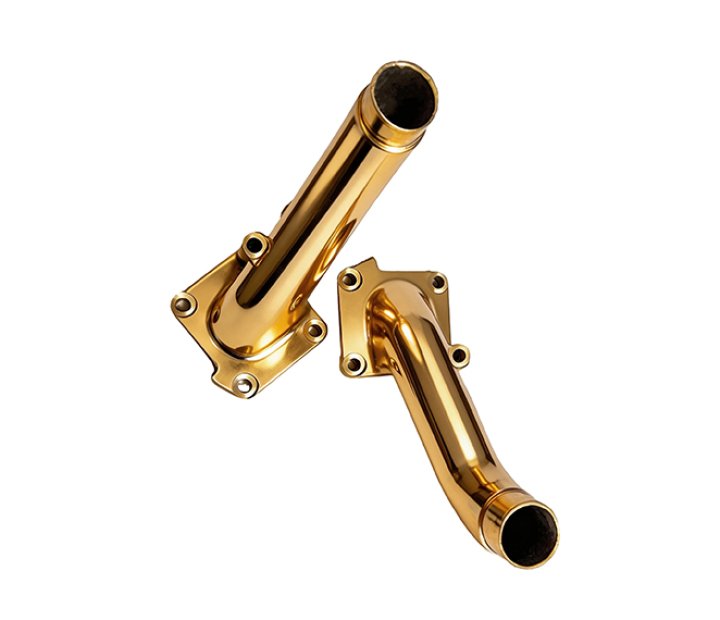 High precision aluminum alloy cast pipe fittings