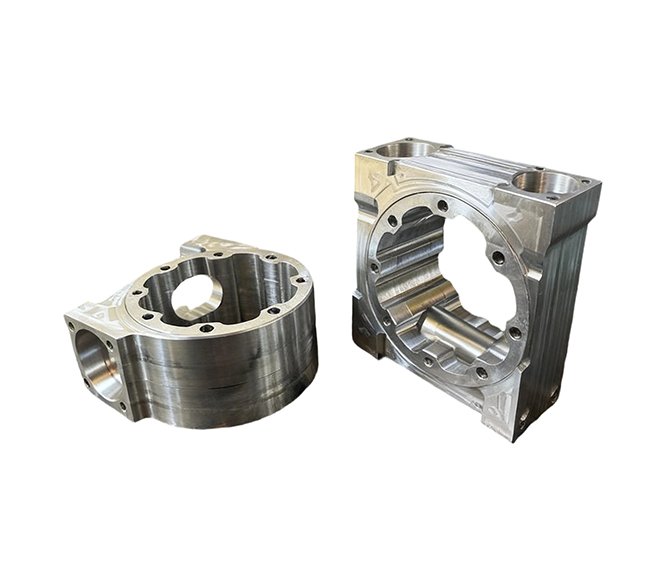 Custom-made machined aluminum alloy housings
