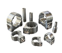 Custom-made machined aluminum alloy housings