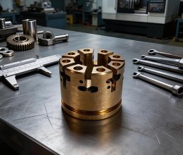 CNC precision machined non-standard brass valve bodies