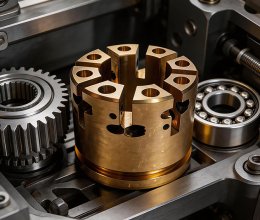 CNC precision machined non-standard brass valve bodies