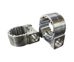 Custom-made machined aluminum alloy housings