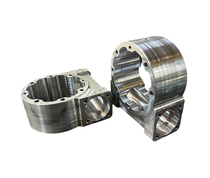 Custom-made machined aluminum alloy housings