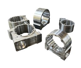 Custom-made machined aluminum alloy housings