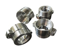 Custom-made machined aluminum alloy housings