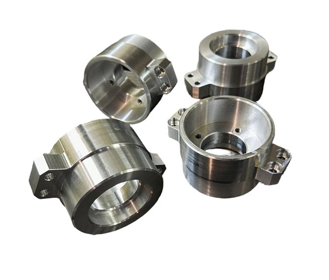 Custom-made machined aluminum alloy housings