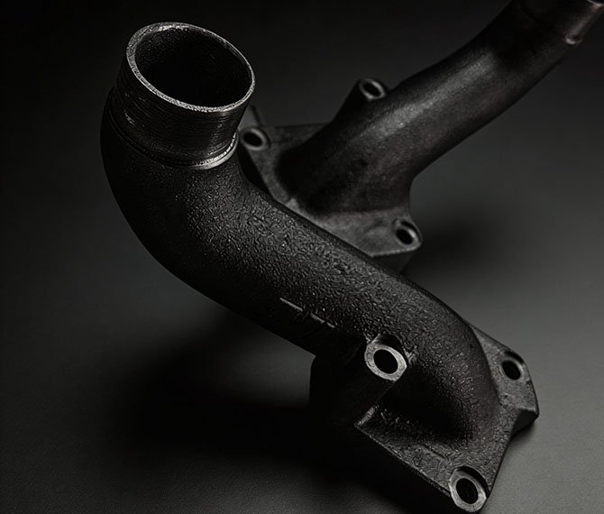 High precision aluminum alloy cast pipe fittings