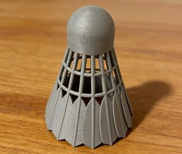 3D Printed Titanium Alloy Badminton Shuttlecock