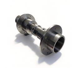 CNC post-machined stainless steel and aluminum alloy fluid piping assemblies