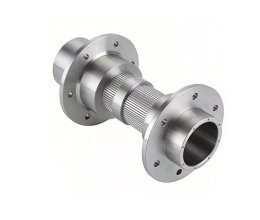 CNC post-machined stainless steel and aluminum alloy fluid piping assemblies