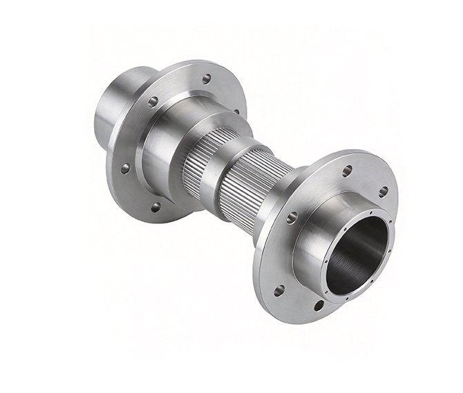 CNC post-machined stainless steel and aluminum alloy fluid piping assemblies