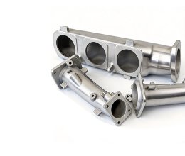 CNC precision machined double-flange drive shaft spindle assemblies