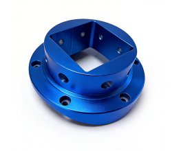 CNC precision machined aluminum alloy and stainless steel flange connectors