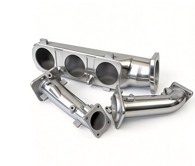 CNC precision machined double-flange drive shaft spindle assemblies