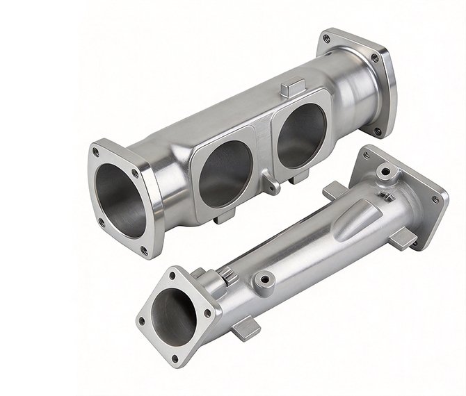 CNC precision machined double-flange drive shaft spindle assemblies