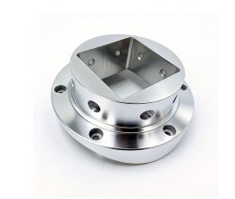 CNC precision machined aluminum alloy and stainless steel flange connectors