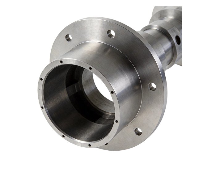 CNC post-machined stainless steel and aluminum alloy fluid piping assemblies