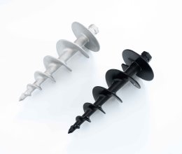 Aluminum alloy cast speaker spiral ground stake