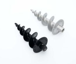 Aluminum alloy cast speaker spiral ground stake