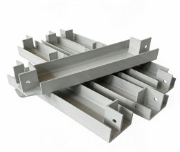 Non-standard U-shaped channel steel welded support / equipment load-bearing bracket