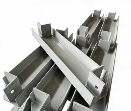 Non-standard U-shaped channel steel welded support / equipment load-bearing bracket