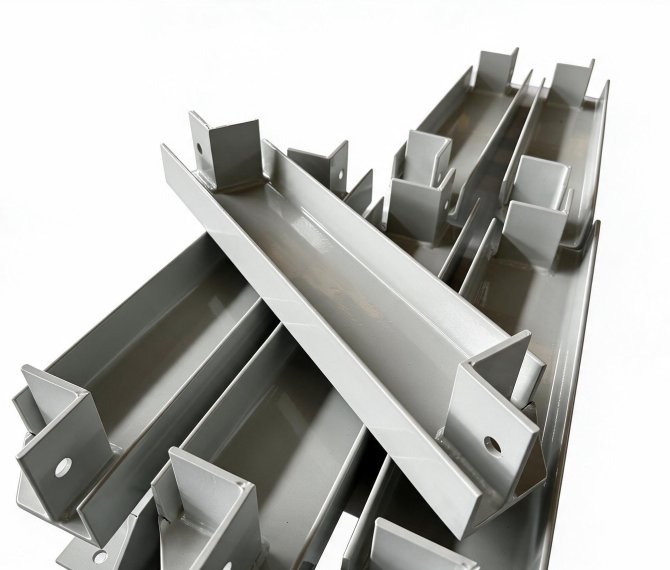 Non-standard U-shaped channel steel welded support / equipment load-bearing bracket