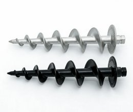 Aluminum alloy cast speaker spiral ground stake