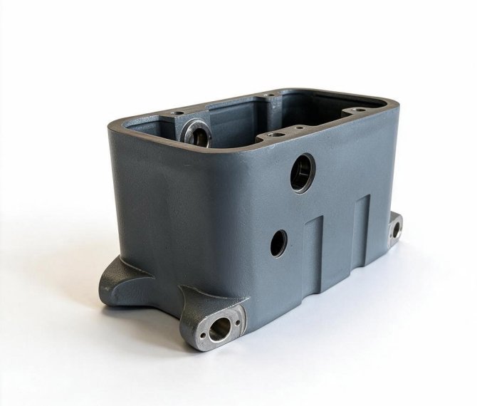 Cast iron reducer housing / gearbox casting