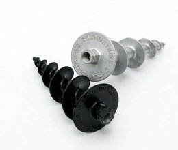 Aluminum alloy cast speaker spiral ground stake