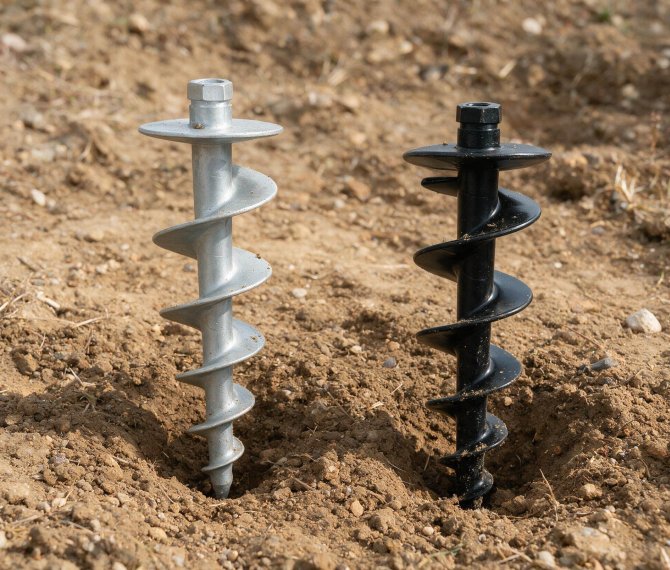 Aluminum alloy cast speaker spiral ground stake