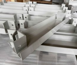 Non-standard U-shaped channel steel welded support / equipment load-bearing bracket