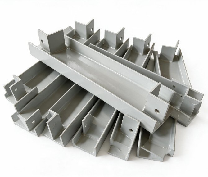 Non-standard U-shaped channel steel welded support / equipment load-bearing bracket