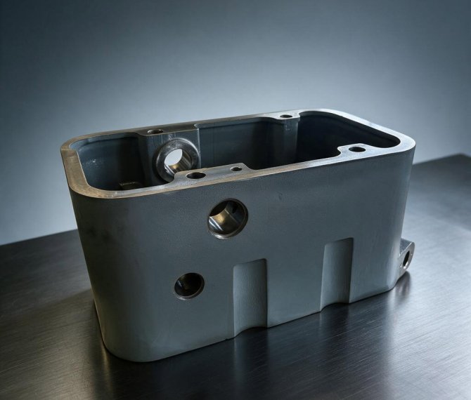 Cast iron reducer housing / gearbox casting