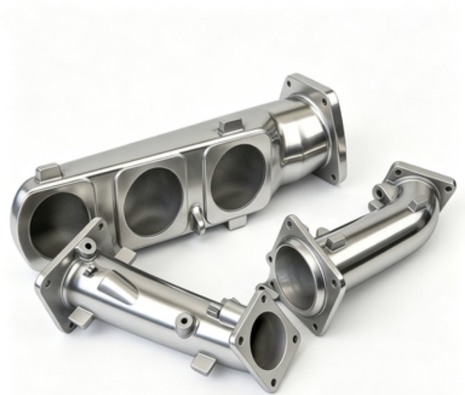 CNC precision machined double-flange drive shaft spindle assemblies