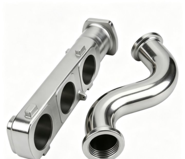 CNC precision machined double-flange drive shaft spindle assemblies