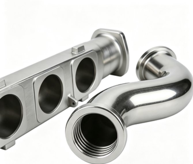 CNC precision machined double-flange drive shaft spindle assemblies